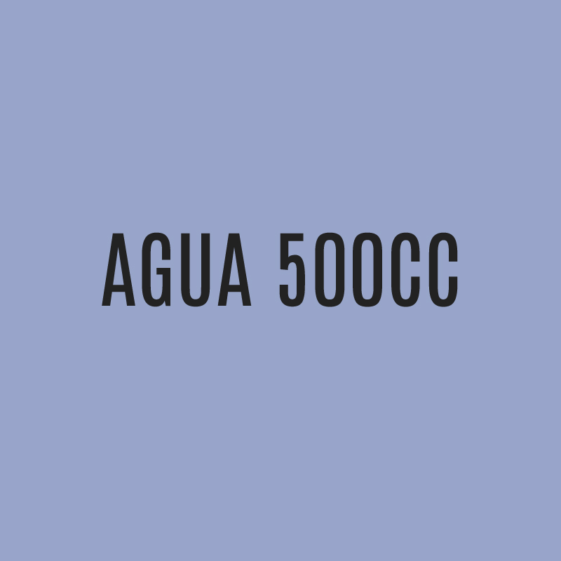 Agua 500cc